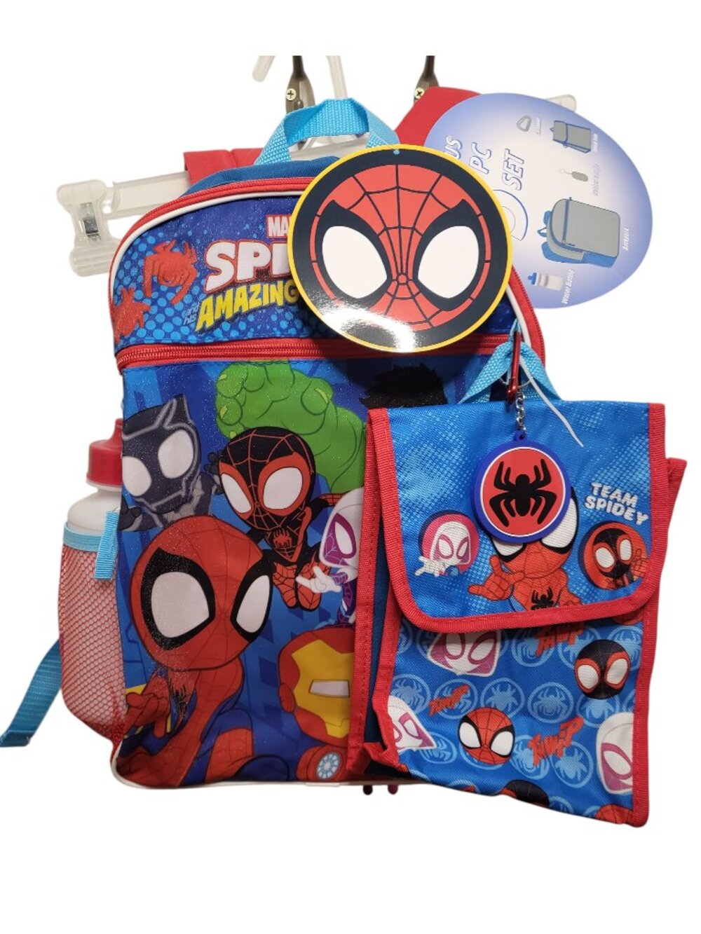 Disney Spidey Amazing Friends 5pc 16" Backpack Set